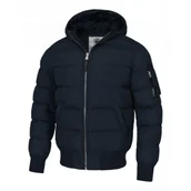 Odzież taktyczna i umundurowanie - Kurtka zimowa z kapturem Pit Bull Gopher '24 - Granatowa  L - miniaturka - grafika 1