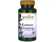 Przeziębienie i grypa - SWANSON Korean Ginseng (Żeń-szeń koreański) 100 Kapsułek - miniaturka - grafika 1