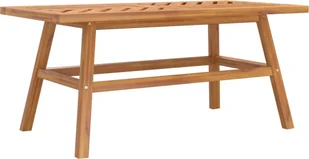vidaXL Stolik kawowy 100x50x45 cm lite drewno akacjowe - Ławy i stoliki kawowe - miniaturka - grafika 1