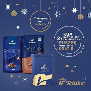 Tchibo Zestaw Kawy Ziarnistej 1kg + 1kg Puszka Gratis - Kawa - miniaturka - grafika 1