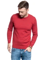 Swetry męskie - Wrangler Crewneck Knit Red W8A02Px47-3Xl - miniaturka - grafika 1