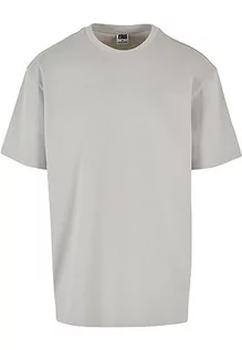 Koszulki męskie - Urban Classics Męski T-shirt Triangle Tee, krótki rękaw, top dla mężczyzn, dostępny w 2 kolorach, rozmiary S - 5XL, Lightassphalt, L - grafika 1