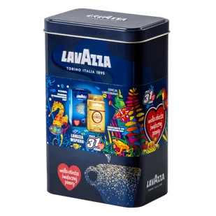 Lavazza Qualita Oro 500g mielona zestaw z Puszką WOŚP - Kawa - miniaturka - grafika 1