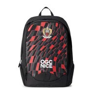 Plecaki - Kappa ABECK 3 OGC Nice, Plecak unisex, czarny/czerwony, normalny - miniaturka - grafika 1