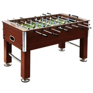 Piłkarzyki - VidaXL Stół do gry w piłkarzyki, stal, 60 kg, 140x74,5x87,5cm, brązowy 91439 VidaXL - miniaturka - grafika 1