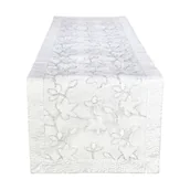 Obrusy i serwetki - Bieżnik 45 x 160 cm SABRILLA white - miniaturka - grafika 1