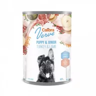 Mokra karma dla psów - Calibra Verve GF Junior Turkey Lamb 400 g- mokra karma dla psa z indykiem i jagnięciną - miniaturka - grafika 1