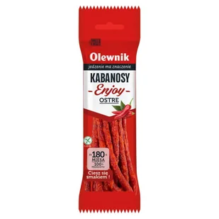 Olewnik - Kabanosy ostre Enjoy! - Kiełbasa i wędliny - miniaturka - grafika 1