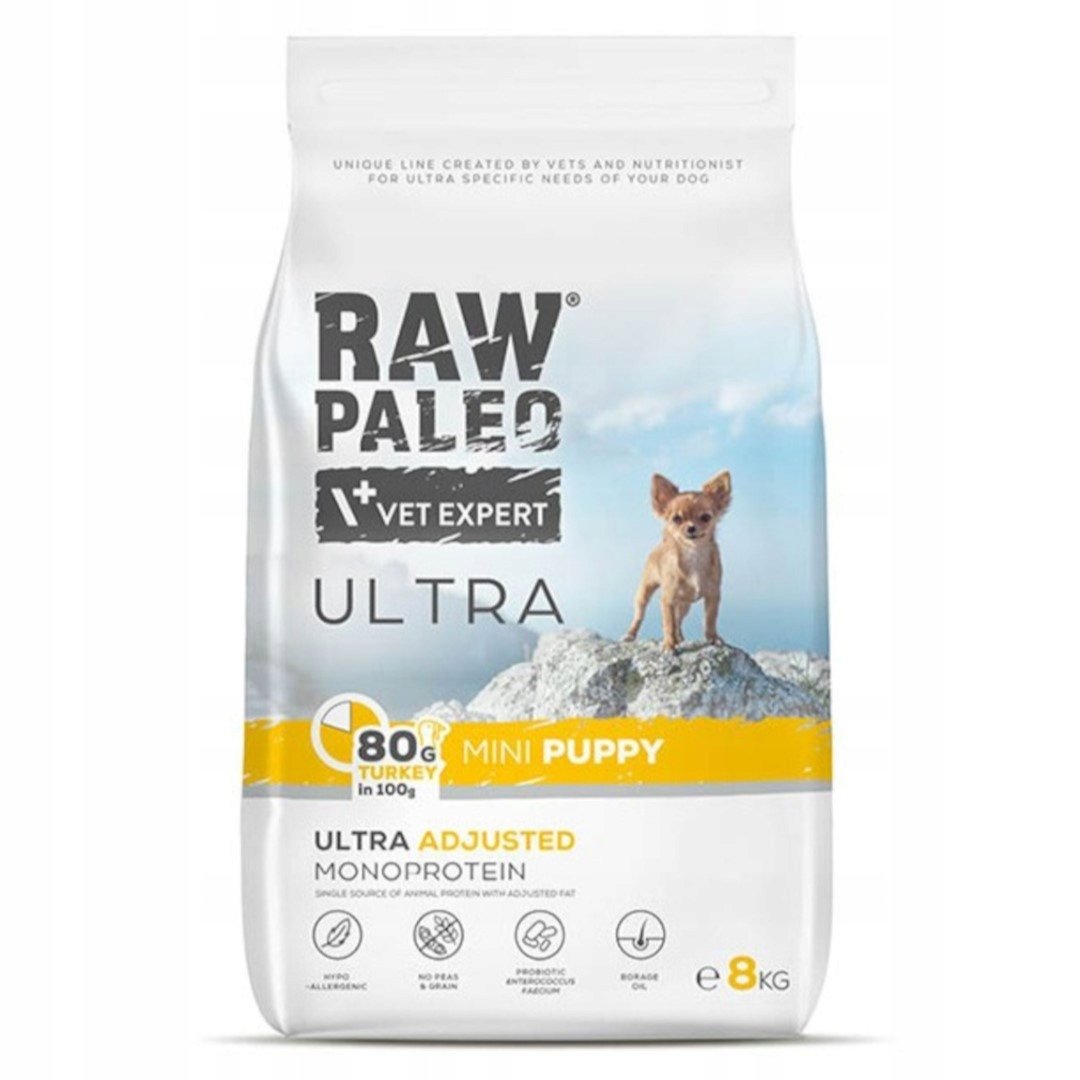 Vetexpert Raw Paleo Ultra Turkey Puppy Mini 8kg