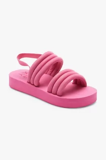 Buty dla dziewczynek - Roxy klapki dziecięce RG TTLY TUBULR kolor fioletowy - grafika 1