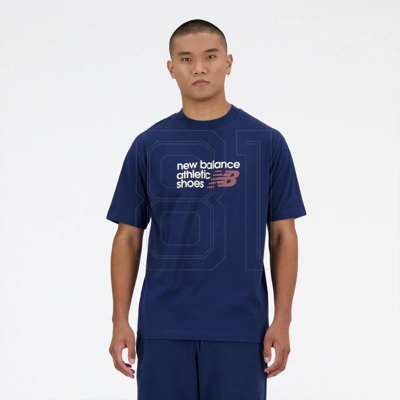 Koszulka New Balance S/S Brand T-Sh M MT41524NNY S