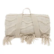 Narzuty - Bawełniana narzuta na łóżko DAISE, beżowa, 240 x 260 cm - miniaturka - grafika 1