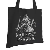Torby i wózki na zakupy - Torba Bawełniana dla Prawnika Czarna Na Prezent ekologiczna Trwały Nadruk - miniaturka - grafika 1