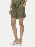 Spodenki damskie - Vero Moda Szorty materiałowe Thea 10333804 Zielony Loose Fit - miniaturka - grafika 1