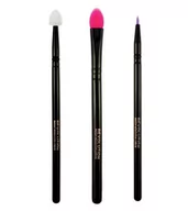 Pędzle do makijażu - Makeup Revolution Silicone Eye Zestaw Pędzli Silikonowych Do Cieni 1op.-3szt - miniaturka - grafika 1