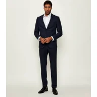 Garnitury - BOSS BLACK Wełniany garnitur C-Huge-2Pcs-252 Slim Fit - miniaturka - grafika 1