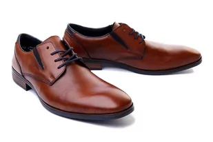 RIEKER 10121-24 brown, półbuty męskie - Rieker - Półbuty męskie - miniaturka - grafika 1