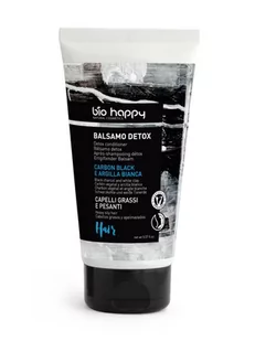 Bio Happy Happy Pielęgnacja włosów Detoksykujaca odżywka do włosów Węgiel Drzewny i Biała Glinka 150 ml - Odżywki do włosów - miniaturka - grafika 1