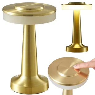 Lampka Nocna Stołowa Dotykowa Lampa 3 Stopniowa Do Sypialni Bezprzewodowa - Lampy stojące - miniaturka - grafika 1