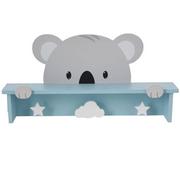 Wyposażenie pokoiku dziecięcego - Drewniany wieszak z półką Hatu, panda - miniaturka - grafika 1