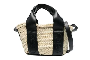 Torebka Chloe Sense Rafia Tote Bag skórzana słomkowa - Torebki damskie - miniaturka - grafika 1