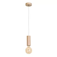 Lampy sufitowe - Milagro Lampy Lampa wisząca BOSCO 611 Naturalne drewno 1xE27 40W 611 - miniaturka - grafika 1