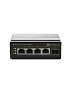 Pozostałe akcesoria sieciowe - LevelOne IGU-0501 łącza sieciowe Gigabit Ethernet (10/100/1000) Obsługa PoE Czarny - miniaturka - grafika 1