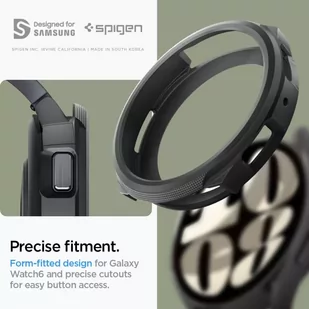 Etui Spigen Liquid Air do Samsung Galaxy Watch 6 (44 mm) matte black - Akcesoria do smartwatchy - miniaturka - grafika 16