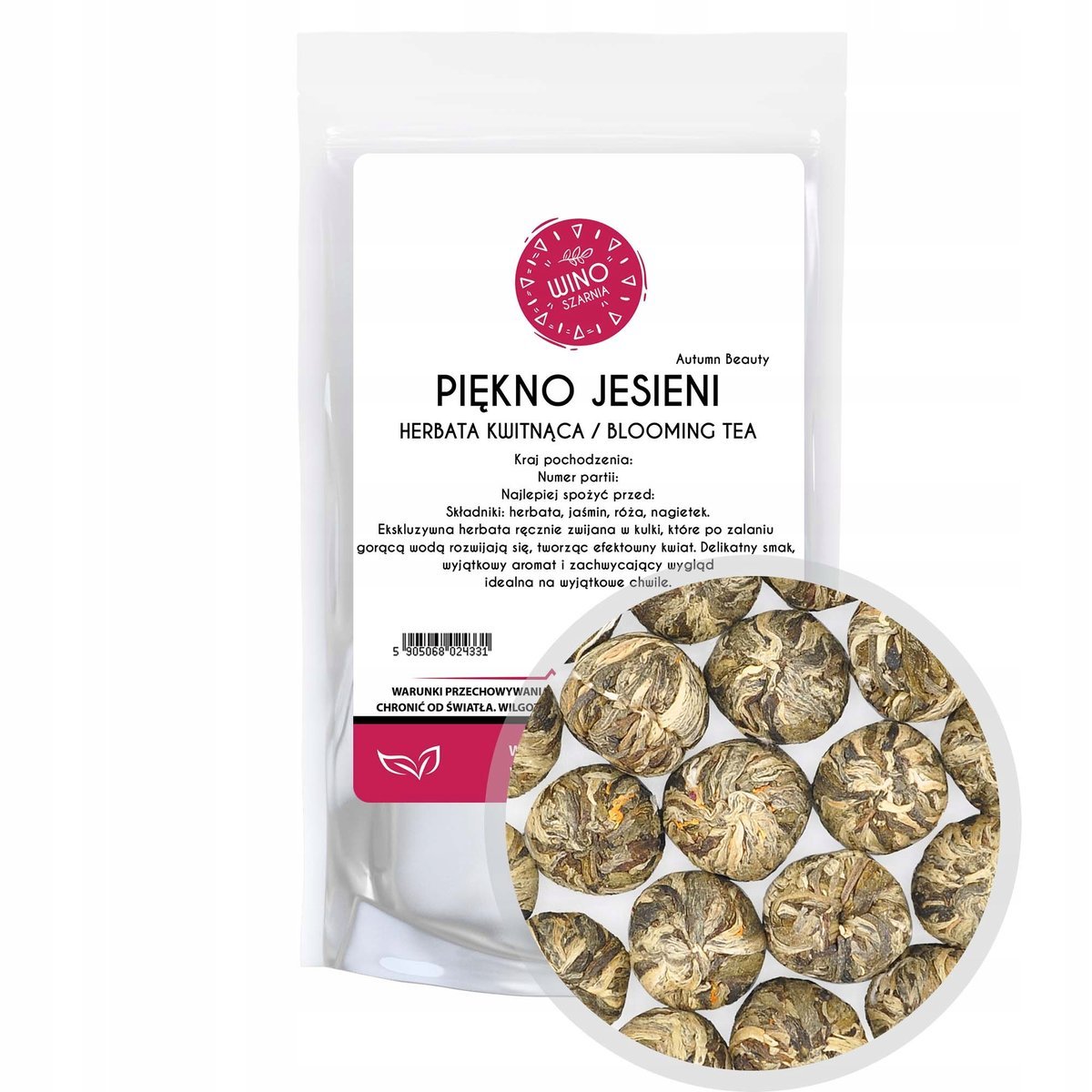 Herbata kwitnąca zielona Piękno Jesieni - Autumn Beauty - 100g 22.00
