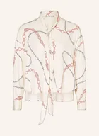 Bluzki damskie - Tommy Hilfiger Bluzka Z Wiązaniem Pod Szyją rosa - TOMMY HILFIGER - miniaturka - grafika 1