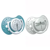 Smoczki uspokajające - Lovi, smoczek uspokajający, 0-6 miesięcy, silikonowy, dynamiczny, Botanic Boy, 2 sztuki - miniaturka - grafika 1