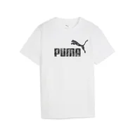 Odzież sportowa dziecięca - Młodzieżowa koszulka Essentials Camo PUMA White - miniaturka - grafika 1