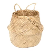 Kosze wiklinowe - Jasny koszyk z trawy morskiej Compactor, ⌀ 36 cm - miniaturka - grafika 1
