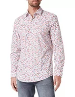 Koszule męskie - HUGO Męska koszula Kenno, jasny czerwony 625, 41, Bright Red625, 40 - miniaturka - grafika 1