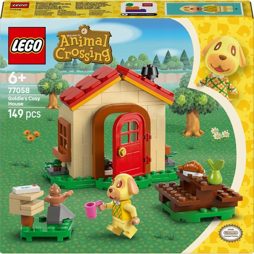 LEGO Animal Crossing - Domek Przytulny dom Goldie PREZENT DLA DZIECI DZIEWCZYNKI CHŁOPCA