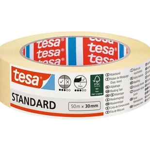 Tesa Taśma Maskująca Standard 2 Dni 50M X 30Mm - Folie i taśmy malarskie - miniaturka - grafika 1