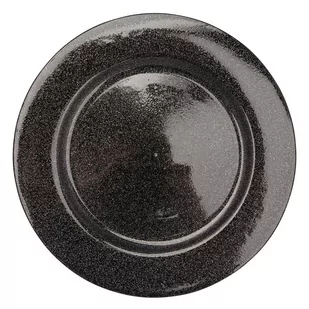 Altom PODKŁADKA POD TALERZ Z BROKATEM ŚR. 33 CM CZARNA 5907508118297 - Obrusy i serwetki - miniaturka - grafika 1