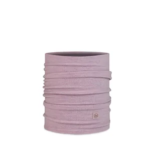 Komin wełniany Buff Merino Fleece Neckwarmer solid lilac sand - ONE SIZE - Apaszki i szaliki damskie - miniaturka - grafika 1