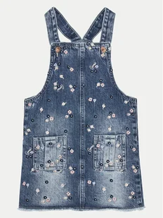 Guess Sukienka jeansowa K5RK11 D45E0 Granatowy Regular Fit - Sukienki i spódniczki dla dziewczynek - miniaturka - grafika 1