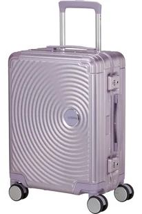 Walizka kabinowa American Tourister Soundbox Alu 55cm fioletowa - Walizki - miniaturka - grafika 1
