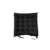 Poduszki na krzesła - Poduszka na krzesło Casual 43 x 43 czarny - miniaturka - grafika 1