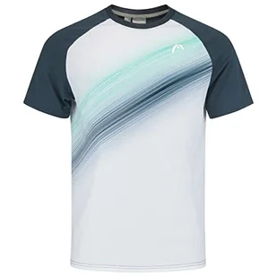 HEAD Topspin T-shirt, chłopięcy, granatowy/nadruk Vision, 152 duże - Koszulki i topy damskie - miniaturka - grafika 1