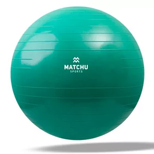 Piłka fitness zielony 65 cm - Piłki do ćwiczeń - miniaturka - grafika 1