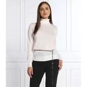 Swetry damskie - Michael Kors Wełniany golf | Slim Fit - miniaturka - grafika 1