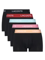 Majtki męskie - Lacoste Komplet 5 par bokserek 5H1292 Czarny - miniaturka - grafika 1