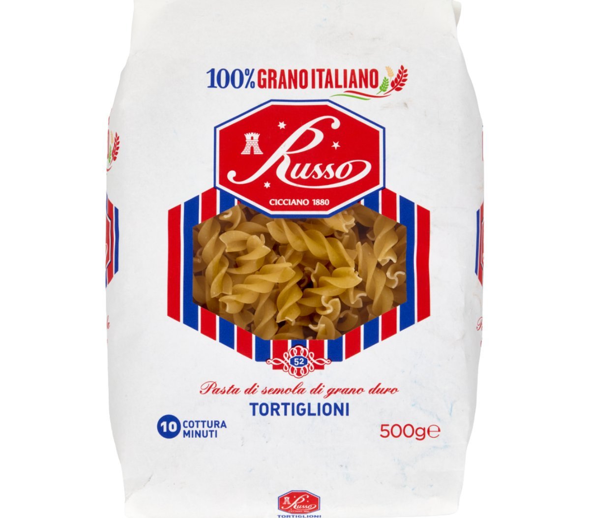 Makaron Tortiglioni jak Fusilli Russo 500g pszenny z Włoch świderki