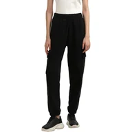 Spodnie damskie - Spodnie damskie Calvin Klein Jeans Cargo bawełniane czarny-M - miniaturka - grafika 1