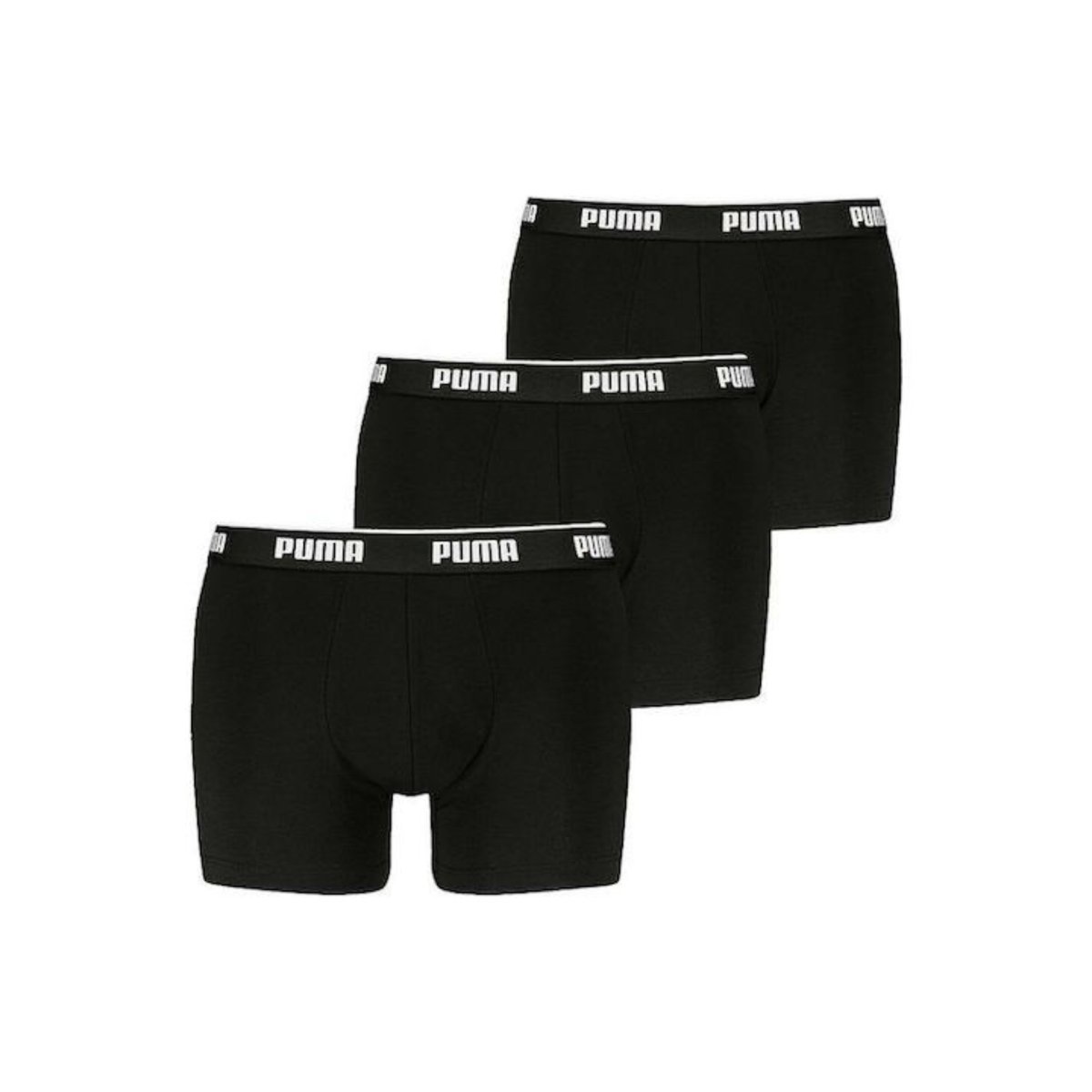 Bokserki męskie Puma BOXERS 3-PACK czarne 94713003 r S