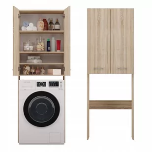 SZAFKA ŁAZIENKOWA NAD PRALKĘ STOJĄCA SŁUPEK REGAŁ ŁAZIENKOWY PÓŁKI 64 CM - Szafki łazienkowe SZAFKA ŁAZIENKOWA NAD PRALKĘ STOJĄCA SŁUPEK REGAŁ ŁAZIENKOWY PÓŁKI 64 CM - Szafki łazienkowe - miniaturka - grafika 1