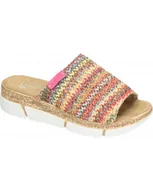 Klapki i japonki damskie - KLAPKI RIEKER - 900104-00 KOLOROWE - Rieker - miniaturka - grafika 1